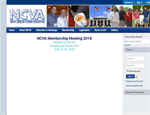 Tablet Screenshot of ncvend.com